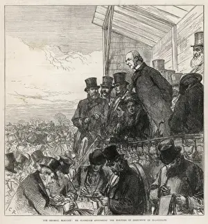 Prime Minister History Prints: Mr Gladstone