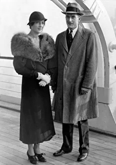 Mr & Mrs John D. Rockefeller 3rd return from Honeymoon Mr & Mrs John D. Rockefeller 3rd return from Honeymoon