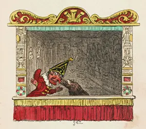 Mr Punch and Toby Print
