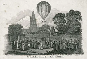Mr. Sadlers Ascent from Merton Fields, Oxford Mr. Sadlers Ascent from Merton Fields, Oxford