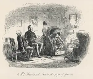 Charles Dickens Prints Online Prints: Mr Smallweed Breaks Pipe