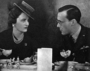 Mrs Charles Sweeny with Prince Bernhard of Netherlands Mrs Charles Sweeny with Prince Bernhard of Netherlands
