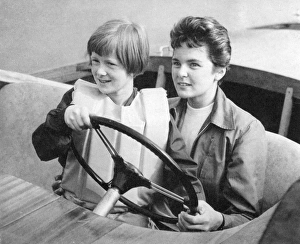 Mrs Donald Campbell and daughter Georgina Mrs Donald Campbell and daughter Georgina