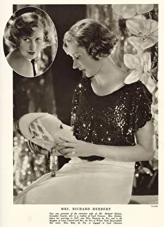 Mrs. Richard Herbert by Madame Yevonde Mrs. Richard Herbert by Madame Yevonde