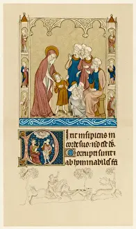 Medieval European Paintings Prints: Ms - Jesus and Priests