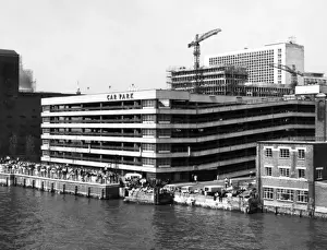 River Thames Transport Prints: Multi-Storey Car Park