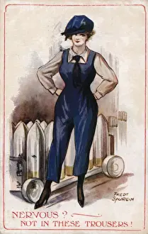 Women In The War Effort Prints: Munition Worker WW1