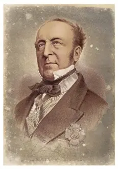 19th Century Scientist Prints: Murchison / Leighton Litho