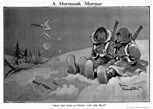 A Murmansk Murmur by Bruce Bairnsfather, WW1 cartoon A Murmansk Murmur by Bruce Bairnsfather, WW1 cartoon