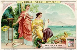 Greek Mythology Art Prints: Muses - Clio, Calliope