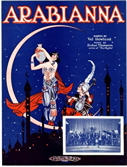 Music cover, Arabianna, Savoy Orpheans Band Music cover, Arabianna, Savoy Orpheans Band