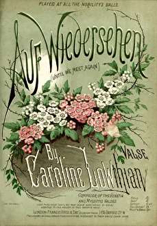 Music cover, Auf Wiedersehen, by Caroline Lowthian Music cover, Auf Wiedersehen, by Caroline Lowthian