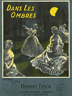 Music cover, Dans Les Ombres, In the Shadows Music cover, Dans Les Ombres, In the Shadows