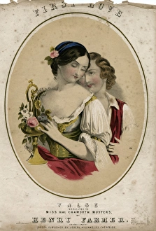 Music cover, First Love, Valse by Henry Farmer Music cover, First Love, Valse by Henry Farmer
