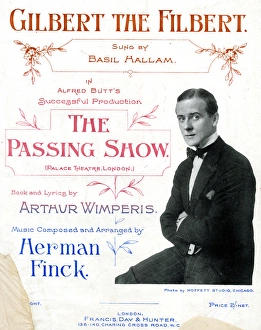 Music cover, Gilbert the Filbert Music cover, Gilbert the Filbert