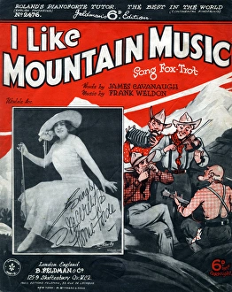 Music cover, I Like Mountain Music, fox trot song Music cover, I Like Mountain Music, fox trot song
