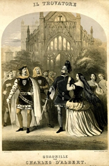 Music cover, Il Trovatore, Quadrille Music cover, Il Trovatore, Quadrille