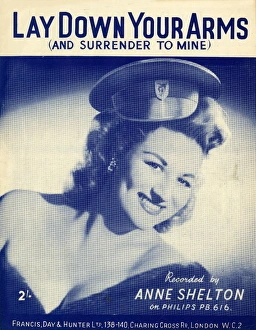 Music cover, Lay Down Your Arms, Anne Shelton Music cover, Lay Down Your Arms, Anne Shelton
