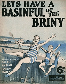 Music cover, Lets Have A Basinful of the Briny Music cover, Lets Have A Basinful of the Briny