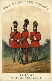 Music cover, The Volunteer Guards Quadrille Music cover, The Volunteer Guards Quadrille