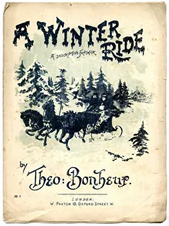Music cover, A Winter Ride, by Theo Bonheur Music cover, A Winter Ride, by Theo Bonheur