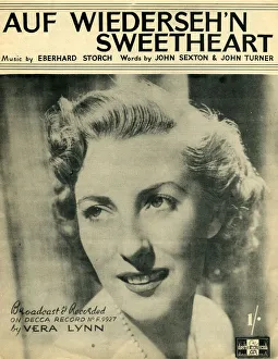 Music sheet for Auf Wiedersehn Sweetheart, music by Eberhard Storch Music sheet for Auf Wiedersehn Sweetheart, music by Eberhard Storch