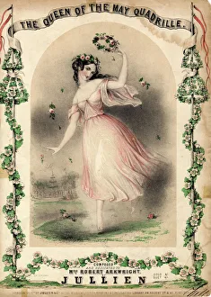 Music sheet cover for Queen of the May Quadrille Music sheet cover for Queen of the May Quadrille