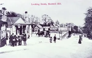 Muswell Hill Print, North London circa 1900