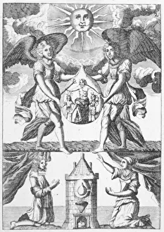 Alchemy Symbolism Prints: Mutus Liber - 2