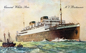 MV Britannic - Cunard White Star ocean liner MV Britannic - Cunard White Star ocean liner