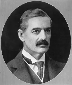 Conservative Politician Portrait Prints: N Chamberlain / 1923