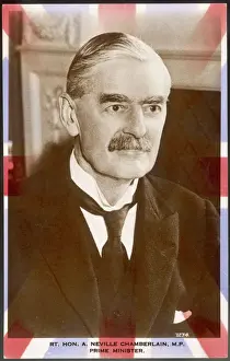 British Politician Images Prints: N Chamberlain / Postcard