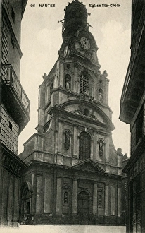 Nantes, France - Holy Cross Church (Eglise Ste-Croix) Nantes, France - Holy Cross Church (Eglise Ste-Croix)