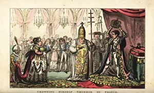 Napoleon Bonaparte crowning himself Emperor Napoleon Bonaparte crowning himself Emperor