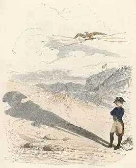 Napoleon I Print - A Little Man Sometimes Throws a Long Shadow