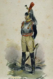 Napoleonic Wars. Cuirassier. French Army. Heavy cavalry. Eng Napoleonic Wars. Cuirassier. French Army. Heavy cavalry. Eng