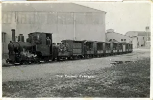 Narrow Gauge Railway - Calshot Express, Royal Air Force Station, Southampton, Hampshire Narrow Gauge Railway - Calshot Express, Royal Air Force Station, Southampton, Hampshire