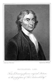 Nathaniel Lee Print - Poet and Playwright 1653-1692