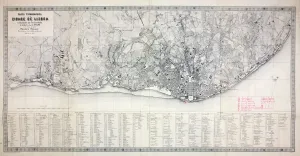 Prints of Map of the city of Lisbon, Portugal 1871 Date: 1871 Portugal Prints: 1871 Map of Lisbon Print, National Archives