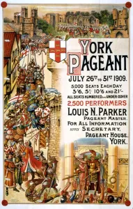 Prints of York Pageant poster, 1909 Date: 1909 Poster Prints: York Pageant 1909 Print, 1909
