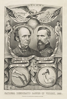 National Democratic banner of victory, 1868 National Democratic banner of victory, 1868