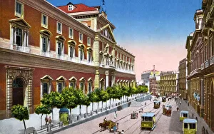 National Museum and Via Foria, Naples, Italy National Museum and Via Foria, Naples, Italy