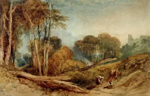 Beeston Castle, Cheshire Print by Turner