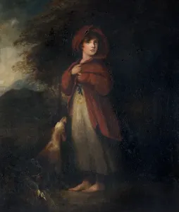 Portrait of a Young Girl Print by Opie, John 1761-1807