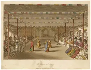 Native Dancing Display Print