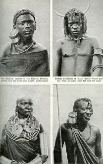 Native fashions of Kenya, East Africa Native fashions of Kenya, East Africa