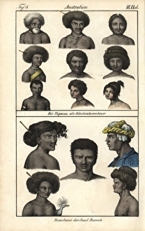 Natives of the island of Papua (New Guinea) Natives of the island of Papua (New Guinea)
