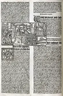 15th Century Print: The Nativity of Christ, 1493