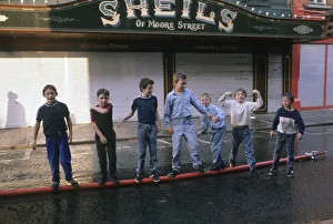 Naughty boys with hose pipe, Dublin - 2 Naughty boys with hose pipe, Dublin - 2