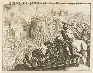 Nebuchadnezzar Attacks Jerusalem Print